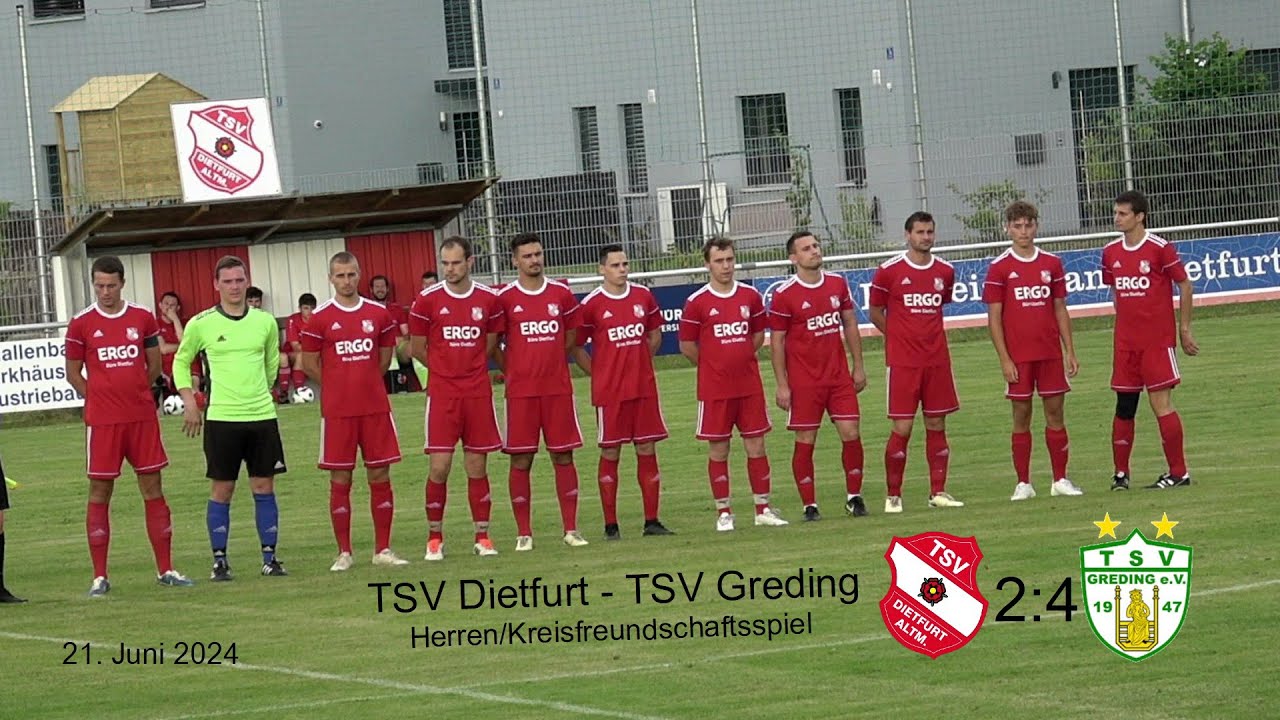 TSV Dietfurt – TSV Greding 2:4 - Herren/Kreisfreundschaftsspiel