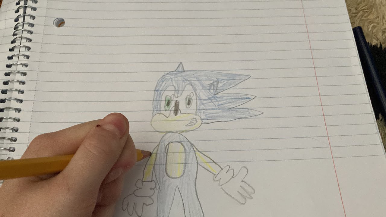 How to draw sonic￼