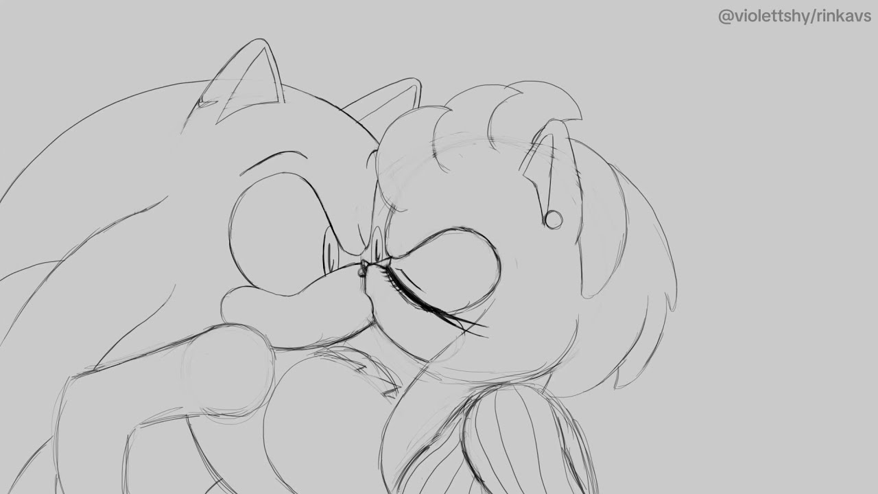 Sonamy kiss animation! 💙🩷
