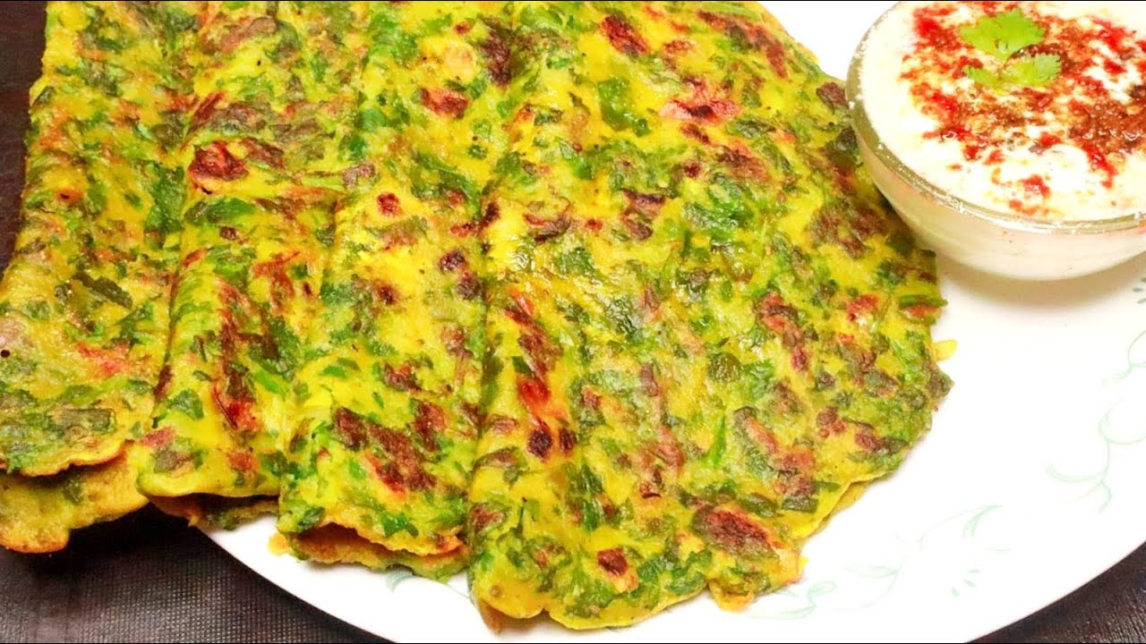 सुबह का कुछ अलग टेस्टी और सेहतमंद नाश्ता 5 मिनट में  Easy And Healthy Breakfast Indian/Palak Chilla