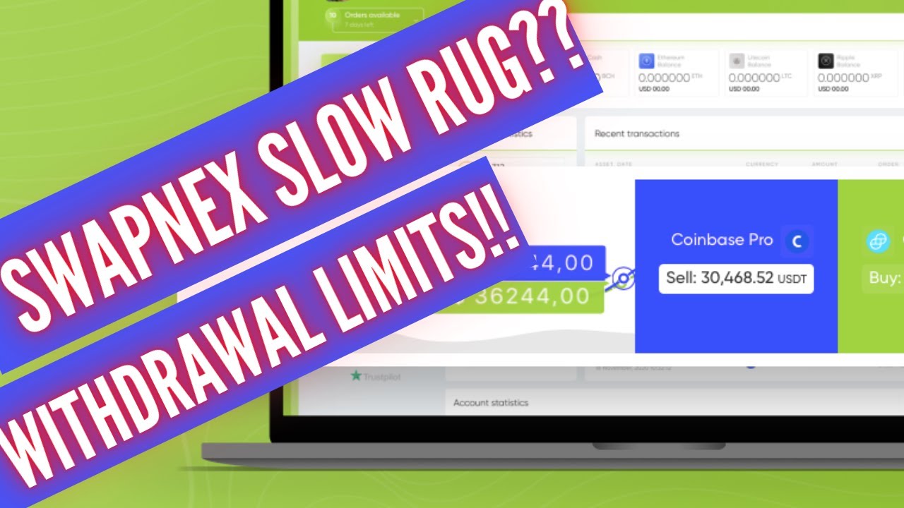 **BREAKING NEWS** SWAPNEX IO WITHDRWAL LIMITS UPDATE + IS THIS A SLOW RUG???