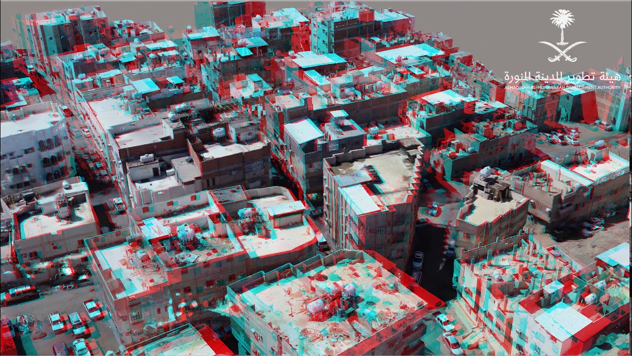 مشروع المسح الليزري والتصوير ثلاثي الأبعاد للمدينة المنورة YII