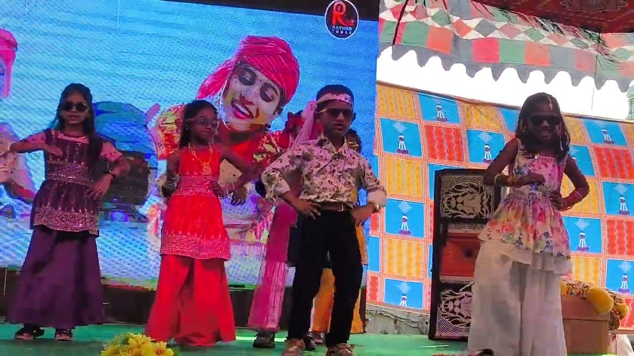 13.1st class students_Raanu bombai ki song_Shree sai school Annual day celebration 25-26.