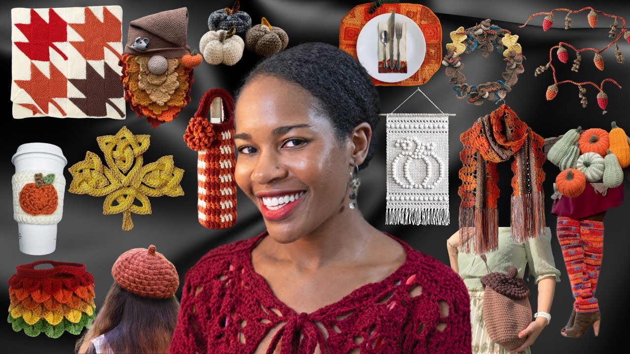 50 FALL AESTHETIC CROCHET PATTERNS that embody the autumn essence