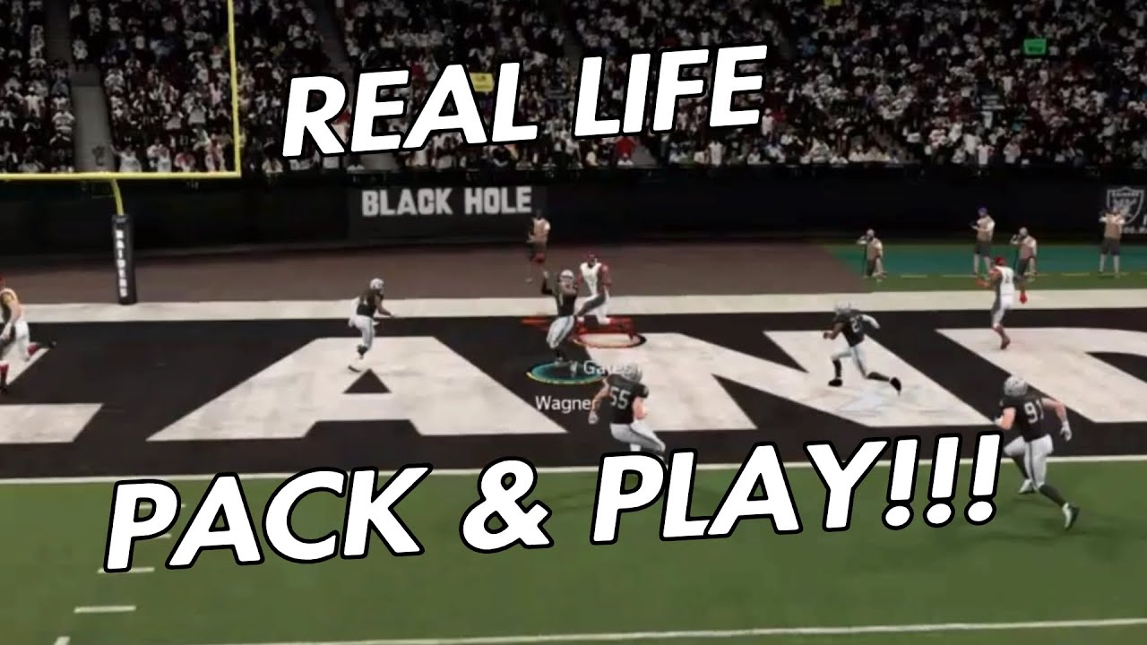 REAL LIFE PACK 'N' PLAY IN MADDEN 20!!!