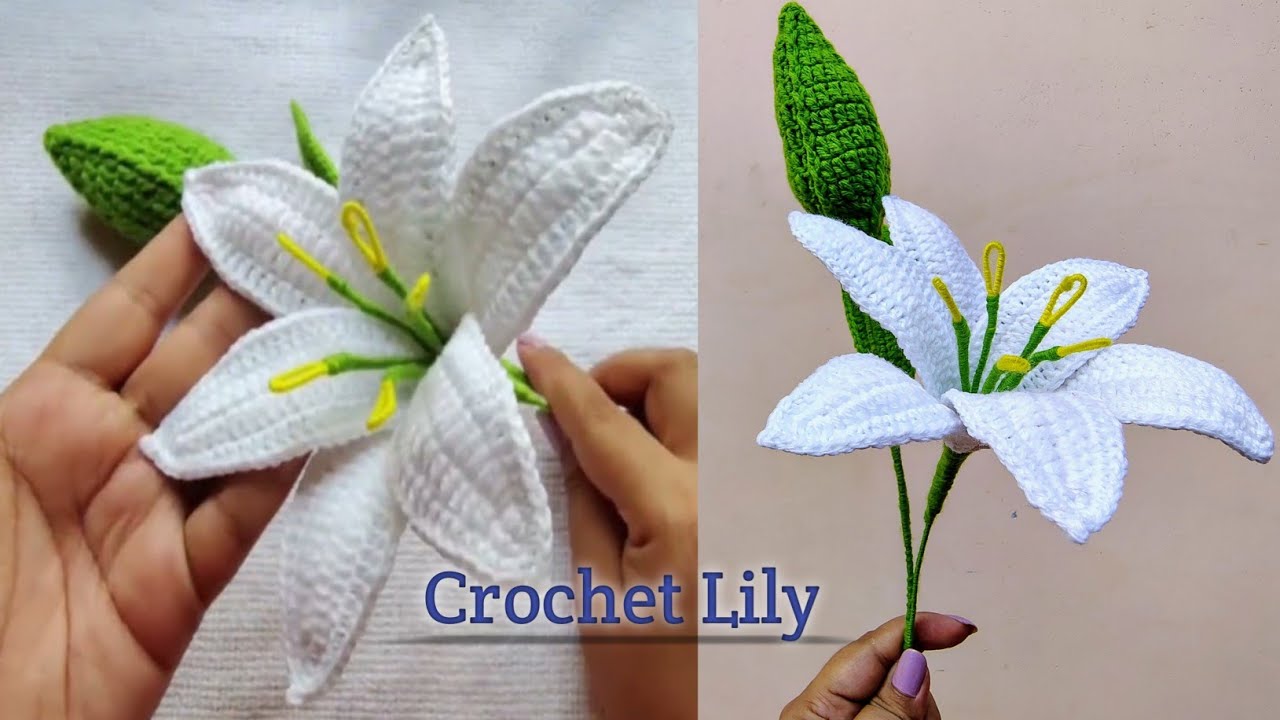 Part 1. Petals 💕 How To Crochet Lily Flower // Crochet Tutorial For Beginners DIY // Hena's Crochet.