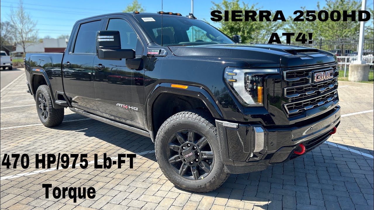 Тест-драйв и обзор GMC Sierra 2500HD AT4 Duramax 2024 года от первого лица