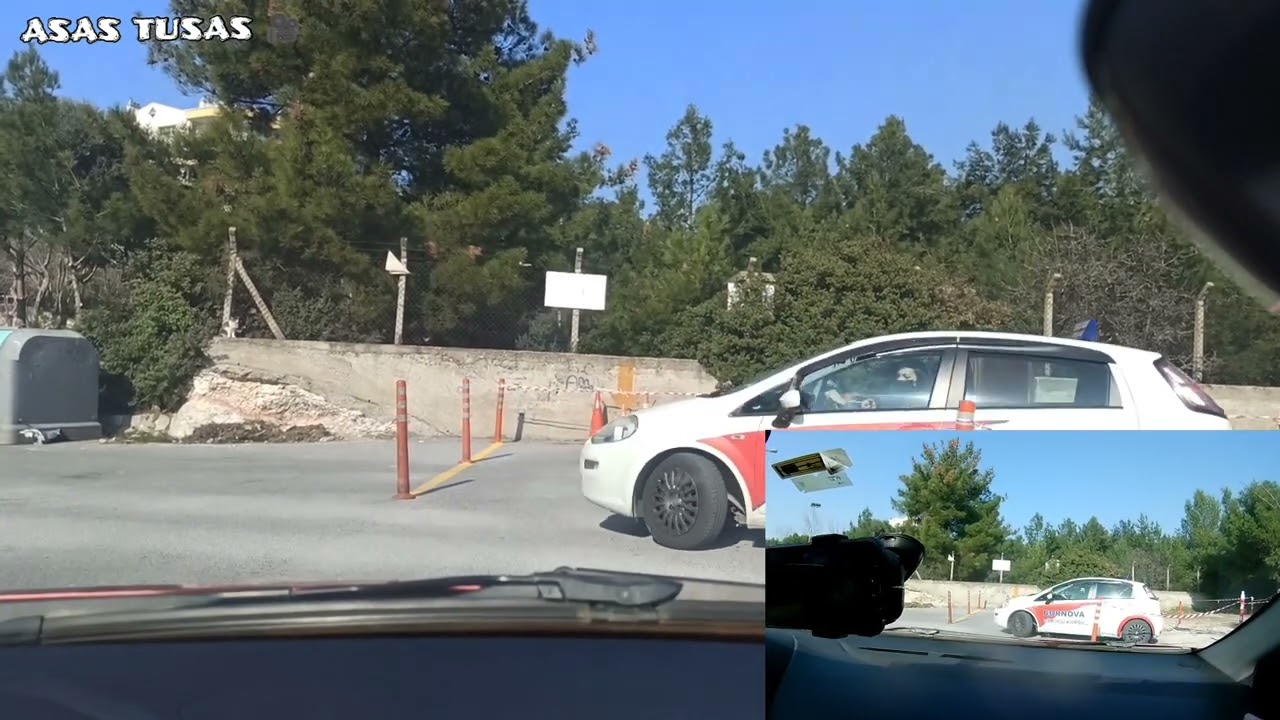DİREKSİYON SINAV PARKURU İZMİR | BORNOVA EVKA-3 SINAV YERİ
