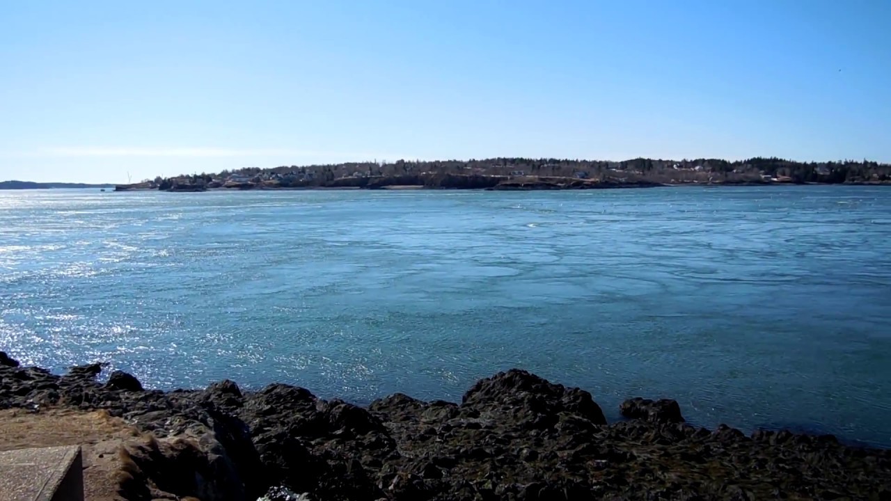 Old Sow Tidal Whirlpool at Deer Island