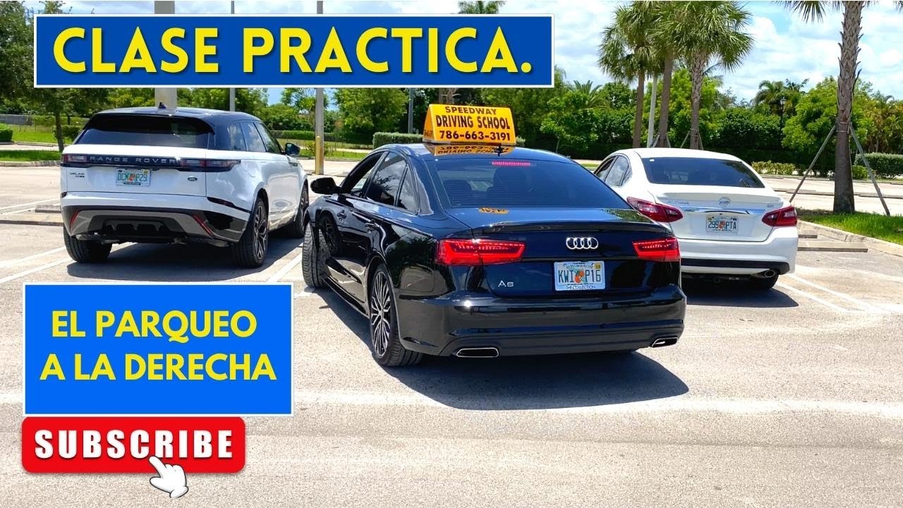 ¿Cómo estacionar al lado derecho?  APRENDE A ESTACIONAR ENTRE DOS AUTOS.(Clase practica de conducir)