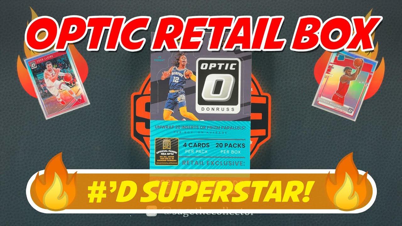 **FIRST LOOK** 2021-22 Optic Basketball Retail Box 🔥 #/d 🐐!!