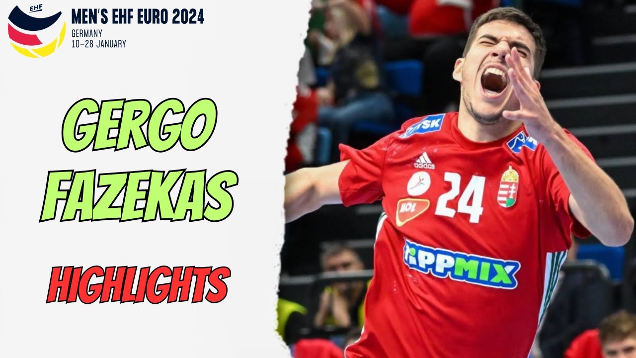 Los Mejores GOLES de GERGO FAZEKAS en la EHF EURO 2024