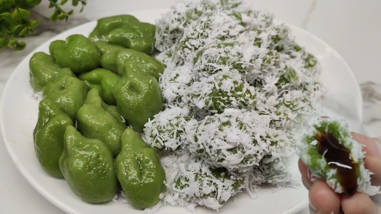 RESEP KLEPON BALI / JAJA KLEPON isiannya super lumer pecah dimulut