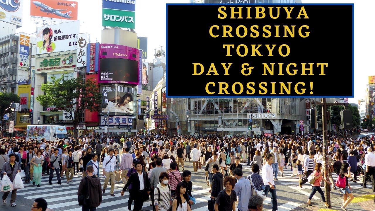 We crossed the famous Shibuya Crossing in Tokyo Japan at day and night time!