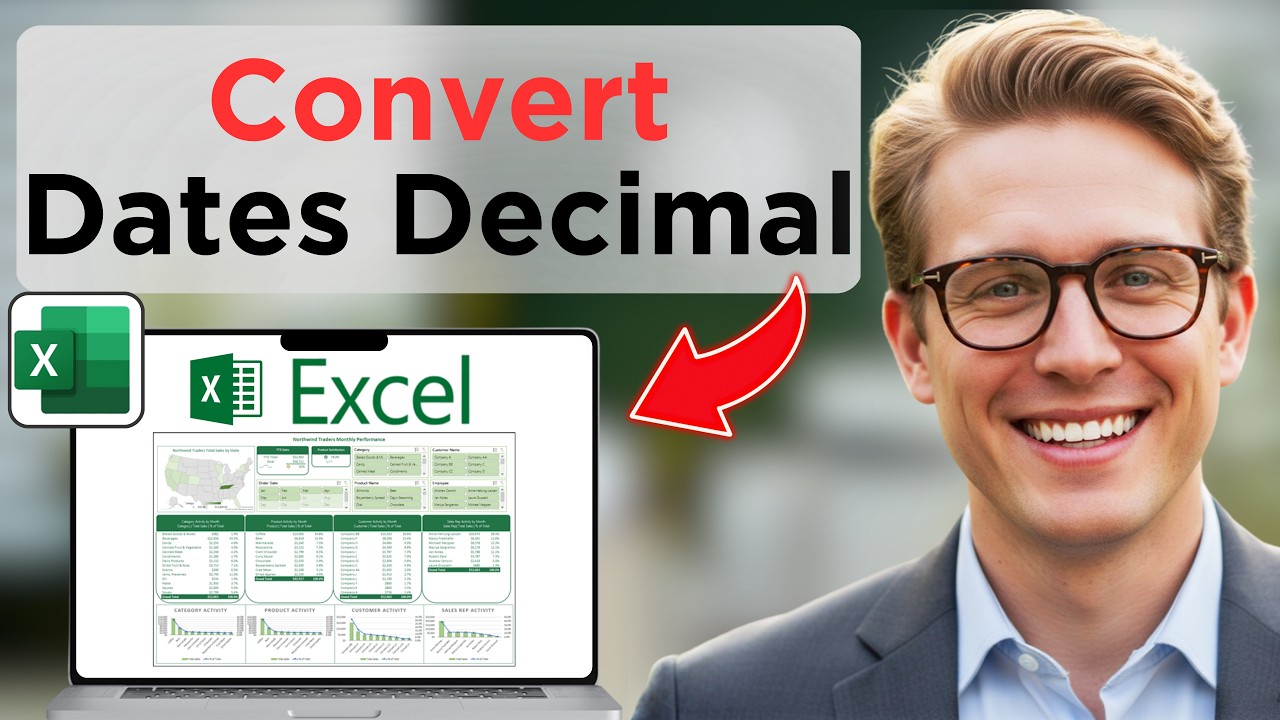 Как преобразовать даты из Excel в десятичные даты (полное руководство 2026 г.)