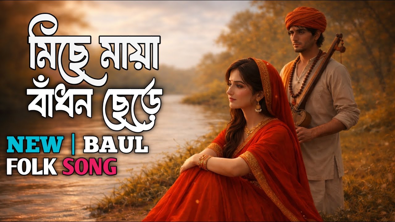 Mishe Maya Bandhon Chhere (মিছে মায়া বাঁধন ছেড়ে) | Heart Touching Bengali Folk | Emotional Sad Song
