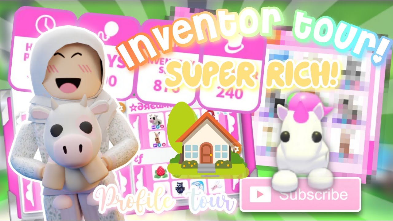 SUPER rich adopt me INVENTOURY tour!! 💞✨ *50 MEGAS??* 🌈 // @adorbsxmari @FluffyandMagic #adoptme