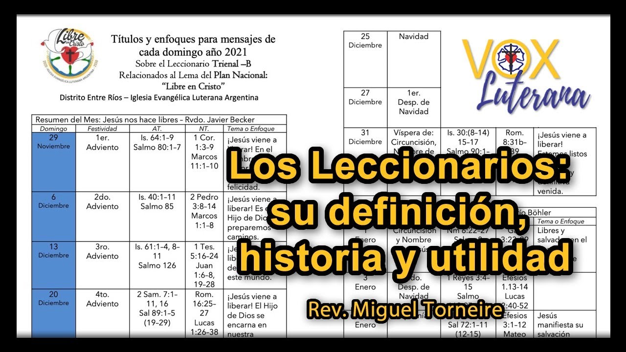 Los Leccionarios: su definici&oacute;n, historia y utilidad - 193&ordm; Video