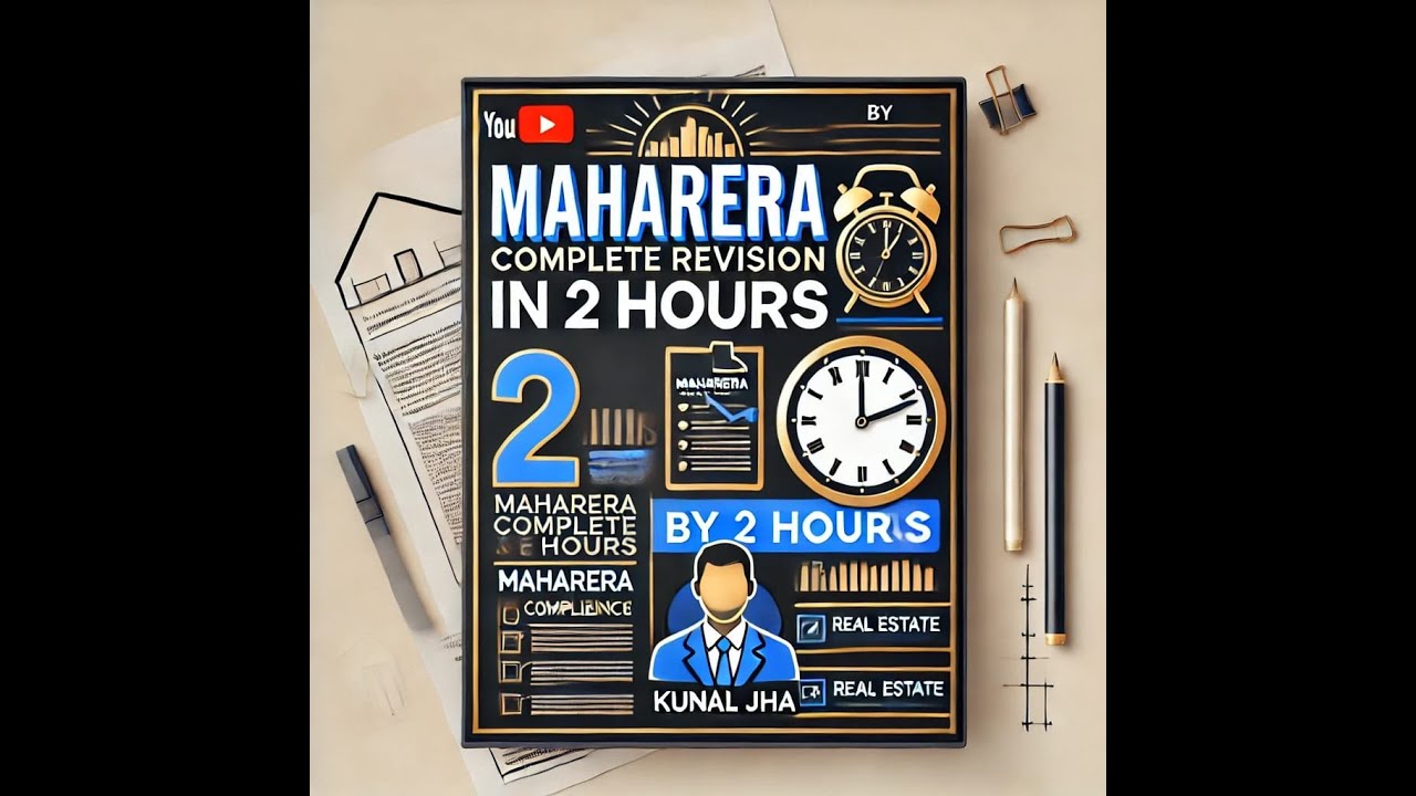 MahaRERA Complete Revision in 2 Hours and 150+ MCQ's Master Real Estate Compliance Quickly!