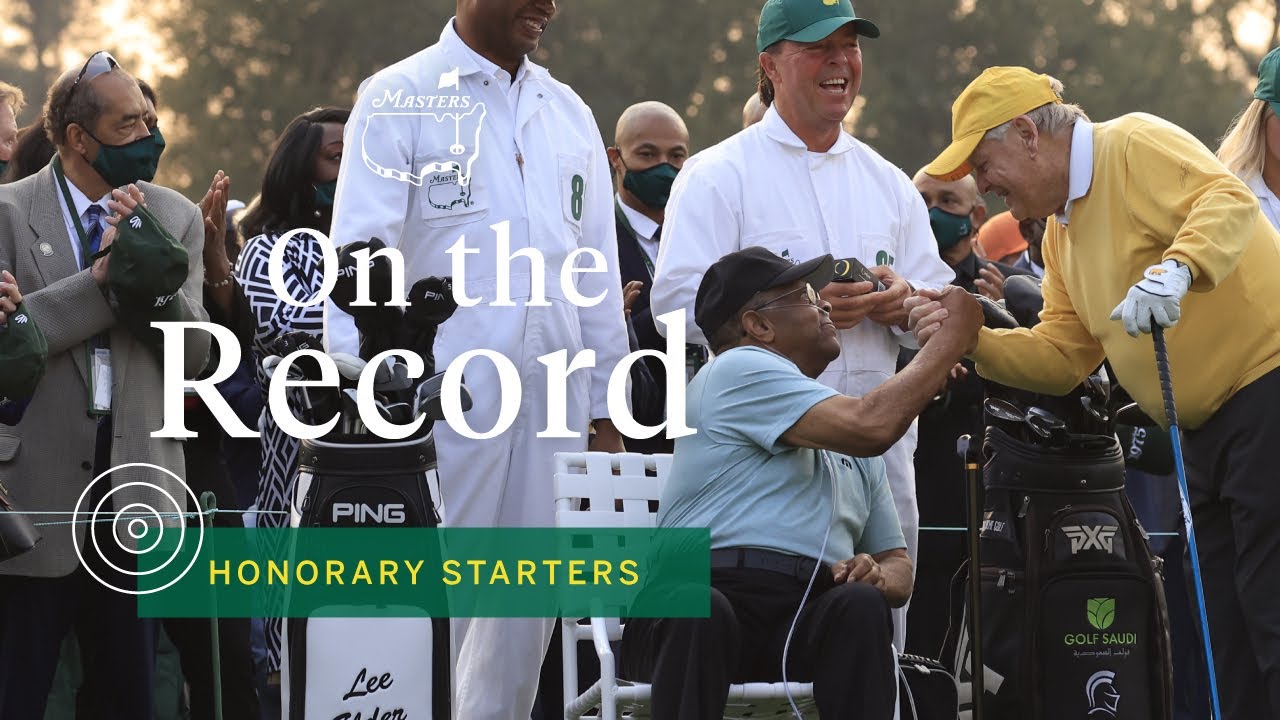 Lee Elder joins Jack Nicklaus and Gary Player as an Honorary Starter | The Masters