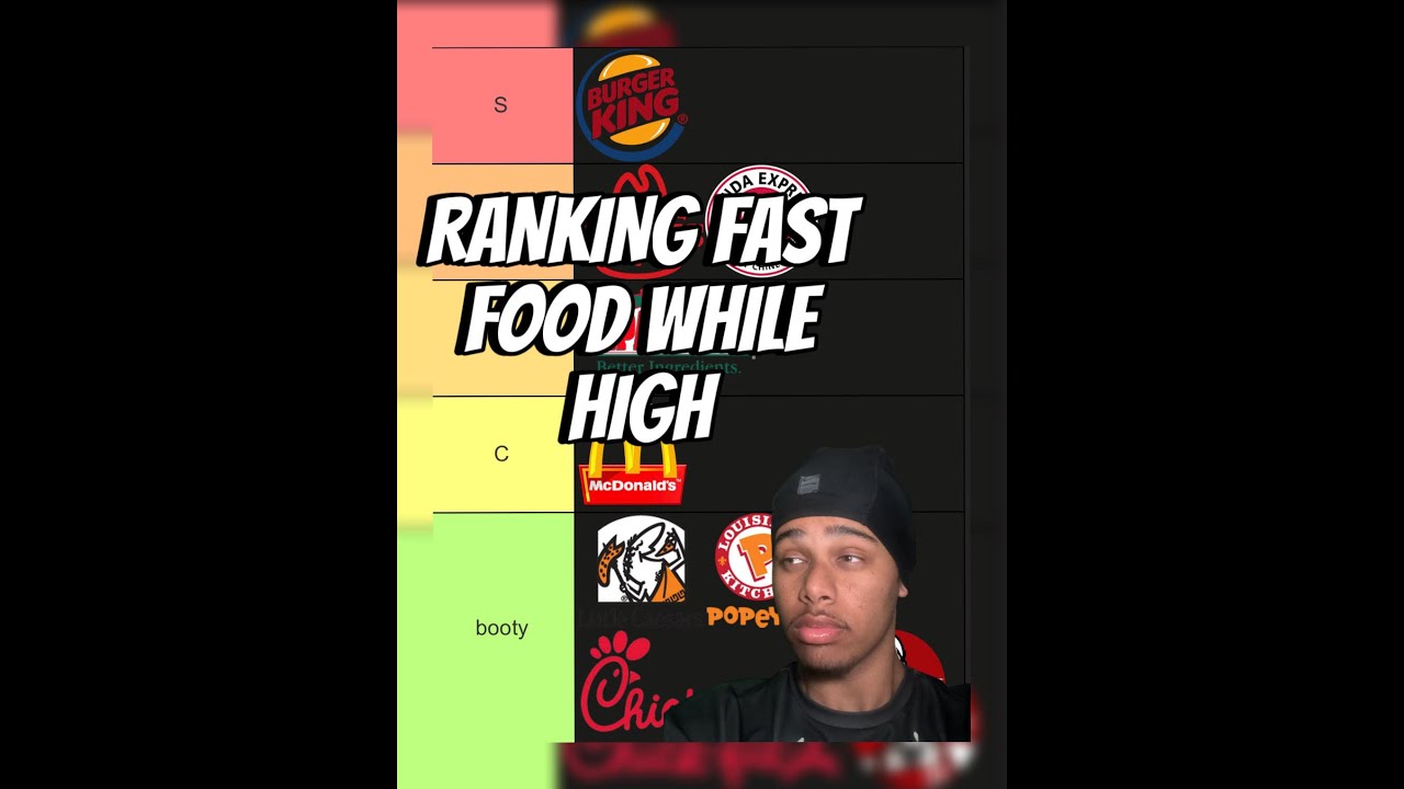RANKING FAST FOOD WHILE HIGH (bad idea) !!!!!