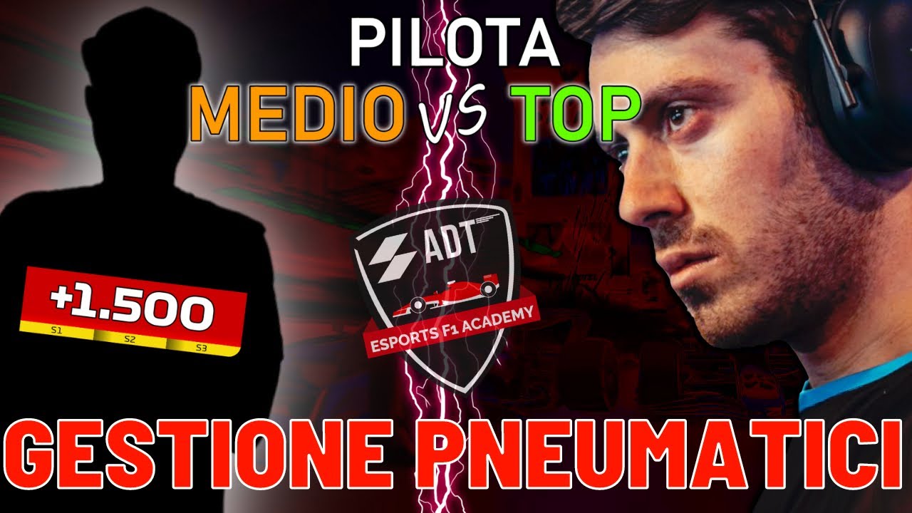 F1 23: Gestione Gomme Pilota Esports VS Pilota Medio