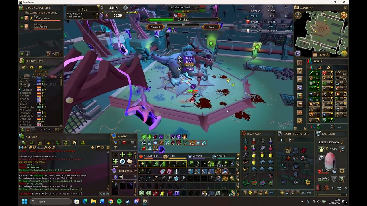 Raksha | Ranged | Combat Update Rotation (EoC 2.0)