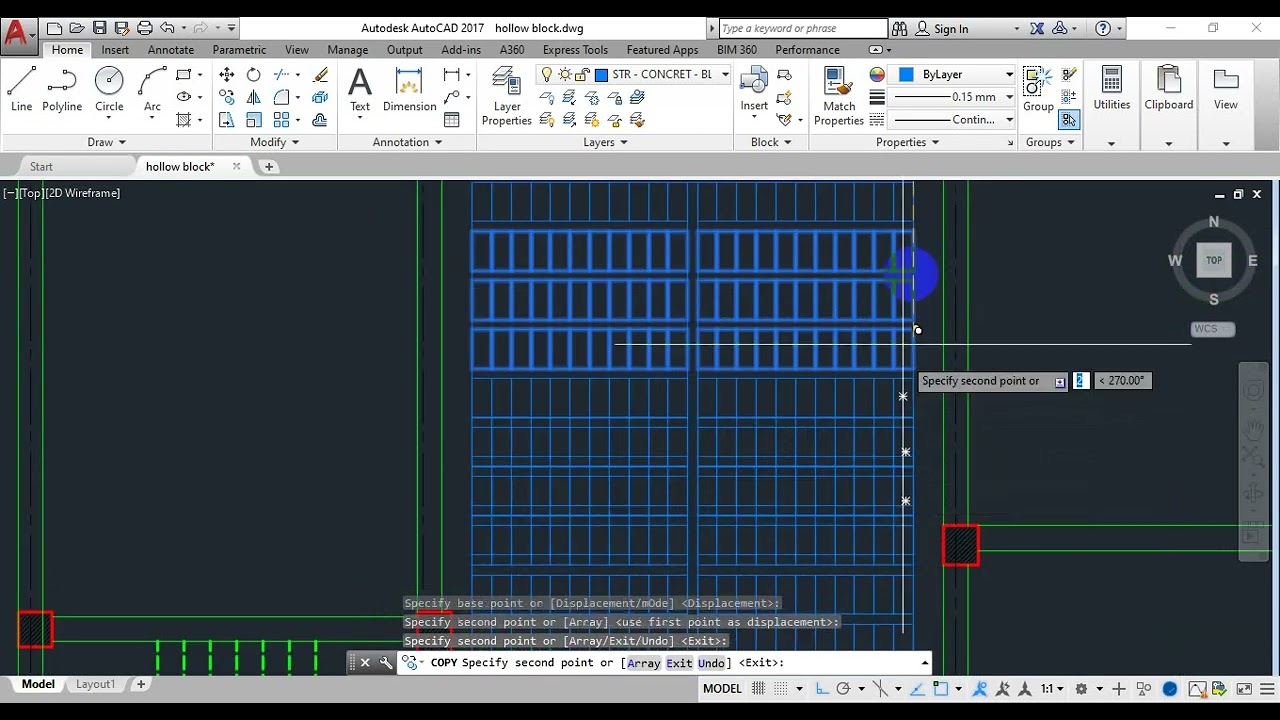 12-2 Hollow Block Design - شرح تصميم البلاطات الهولو بلوك على السيف