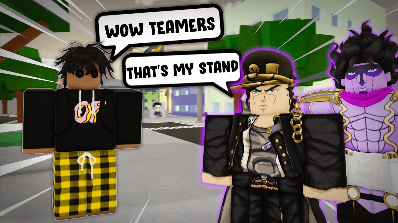 ТЕХНИЧЕСКИ 1 на 1 с потными игроками за Джотаро (Roblox Jujutsu Shenanigans)