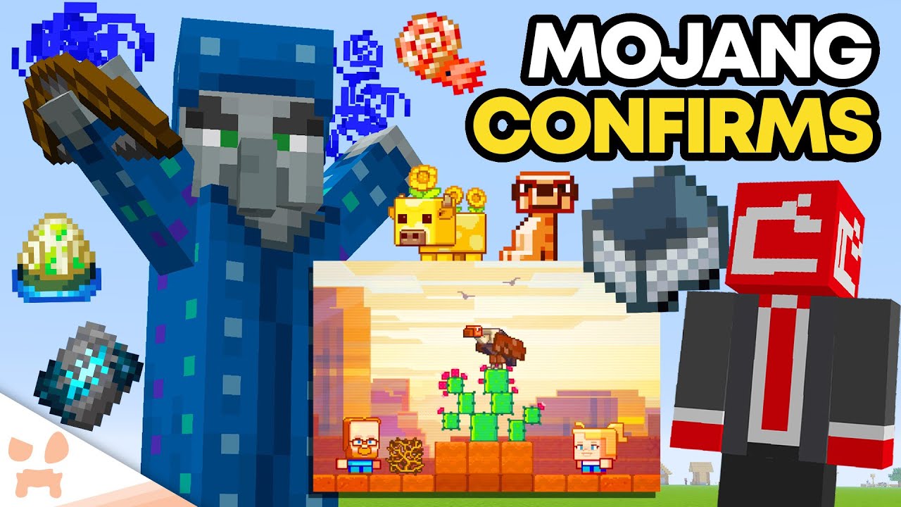 MINECRAFT CONFIRMS MINECARTS ARE BACK, NEW MOB VOTE MOBS + MORE UPDATES!