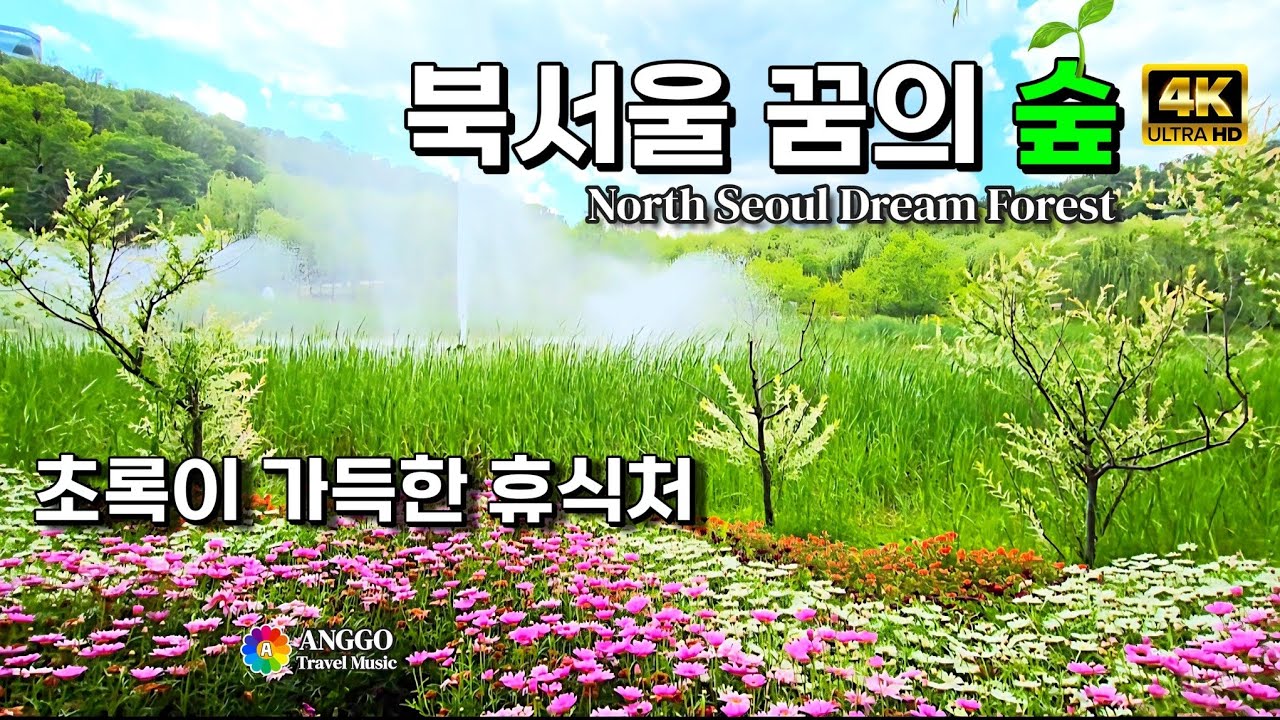 #4k 초록이 가득하고 시민들의 휴식처인 서울 명소🌳북서울 꿈의 숲 산책로그🌳