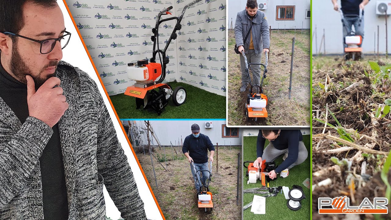 Motozappa Manuale a Miscela 2 Tempi / 1,45 Kw 52cc 1,2L LDMTL5208 Polar #Giardinaggio