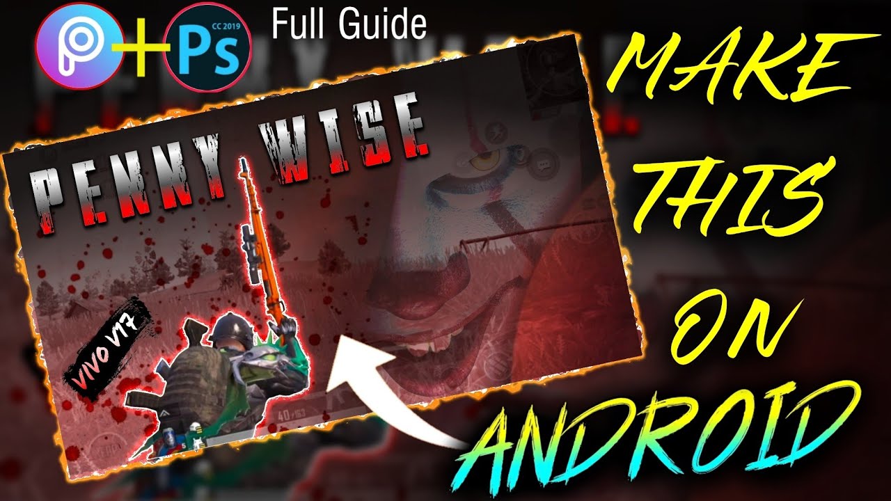 How To Make Thumbnail In Android🔥 | Pubg montage thumbnail tutorial | GodVerse