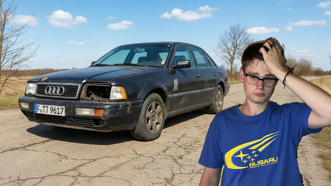 SNAŽÍM SE OPRAVIT MOJI OPUŠTĚNOU AUDI 80 QUATTRO | PART 3