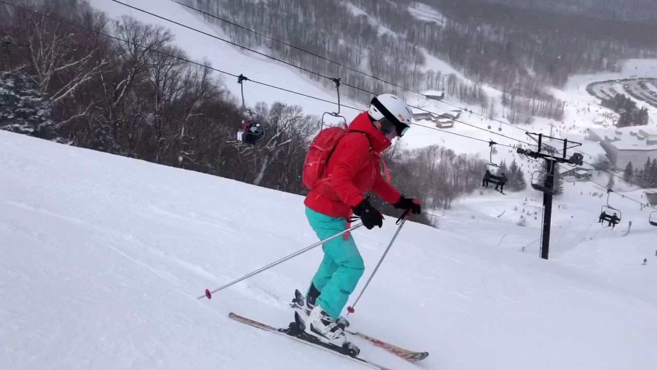 Skiing at Killington VT on 2/20/2021