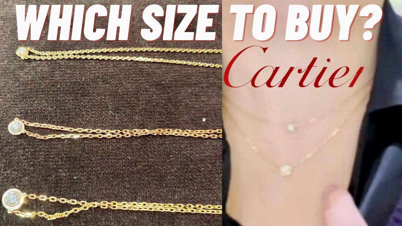 Cartier Diamants Légers Necklace Review, Size Comparison /Mod shots, Pros & Cons, Which size to Buy