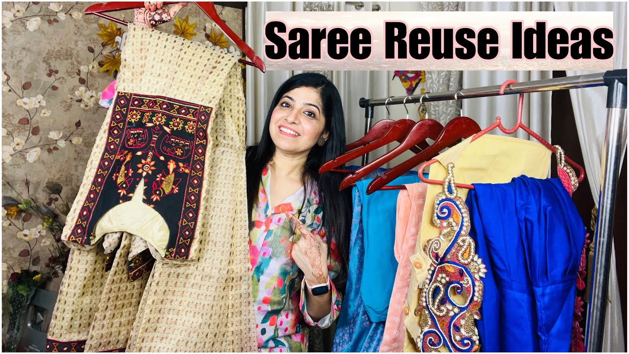Latest Saree Reuse Ideas 😍| Trendy outfits from Old Sarees | fashion fusions❤️