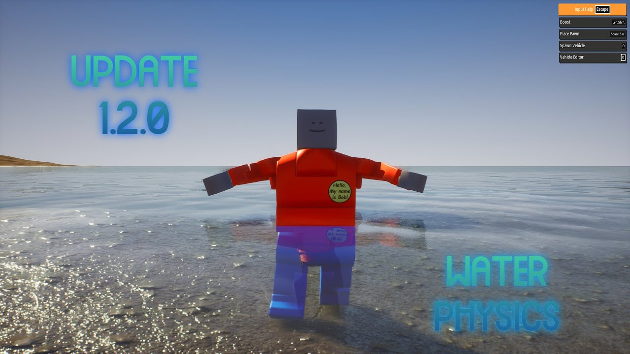 BrickRigs Experimental Version Water physics and bots and ships