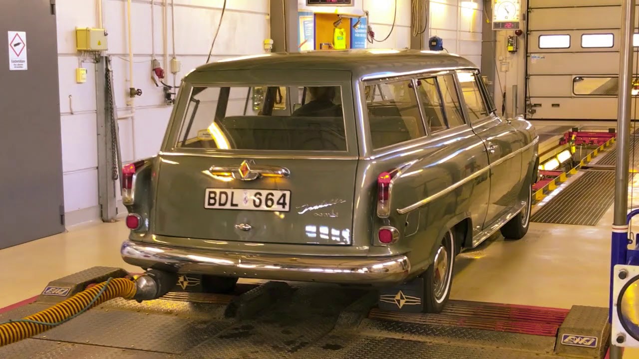 Borgward Isabella Combi 1961,62 Besiktning  Tüv  aug18  Grand Finale
