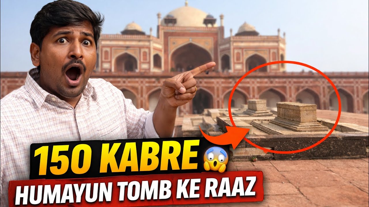 Humayun’s Tomb 😱Full History🫢 In Hindi || हुमायूँ का मक़बरा 🪦 रहस्य 🧙‍♂️ || Humayun Tomb Delhi || 