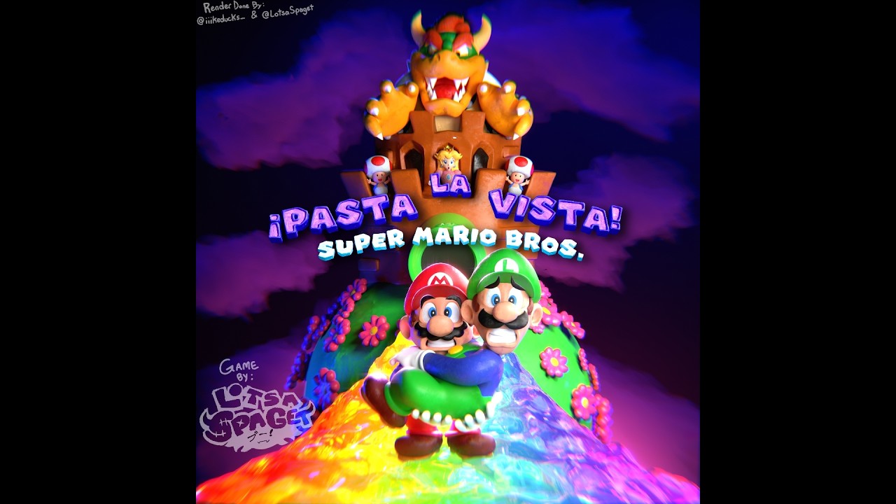 Super Mario Bros. Pasta La Vista (SNES Hack) Gameplay