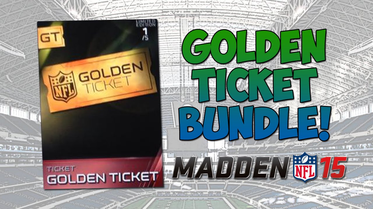 MUT 15 - Golden Tickets + Ultimate Legends! | Madden 15 Ultimate Team - Pro Pack Bundle Opening