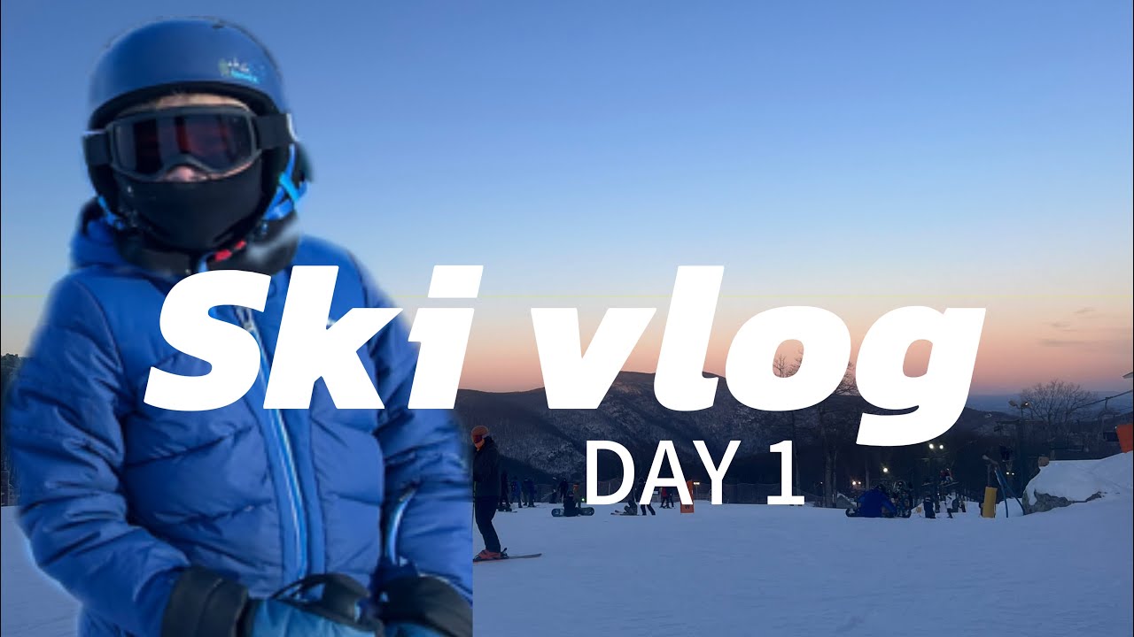 Ski Trip Day 1 ❄️⛷️ (With Some Fails 😅)
