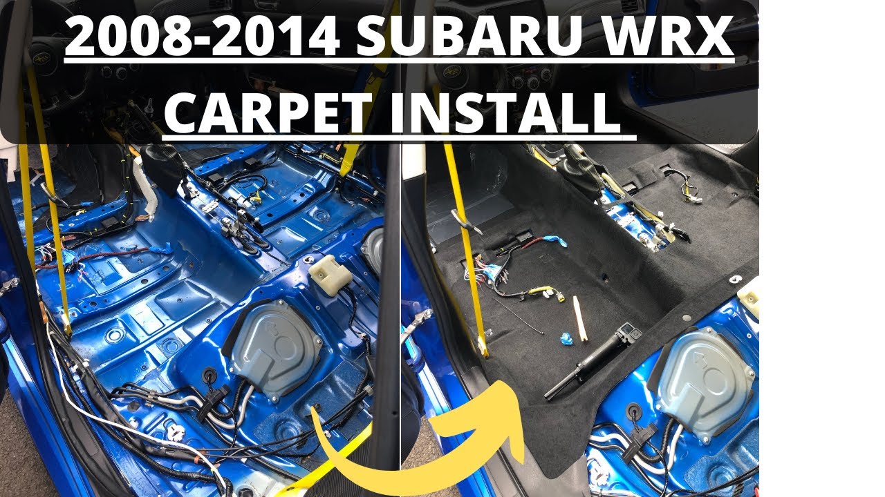 How to install 2008-2014 Subaru WRX carpet (part 2)