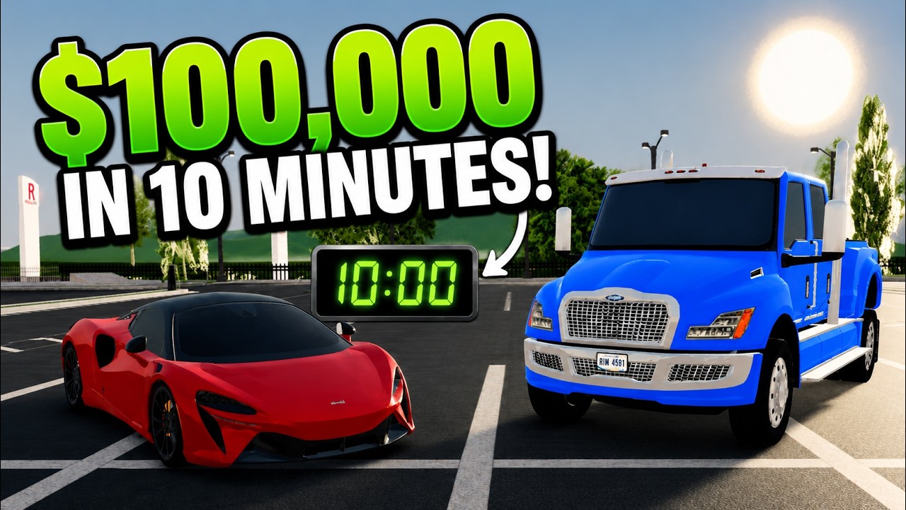 Смогу ли я заработать $100 000 за 10 минут? (Способ заработка в Rensselaer County в Roblox)