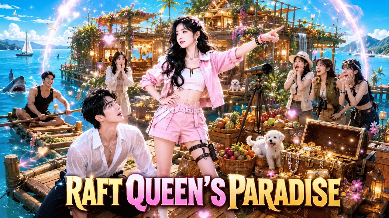 🔥Trapped in a Raft Survival Game, She Built a Floating Billion-Dollar Empire!