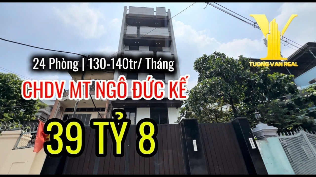 Bán nhà CHDV MT Ngô Đức Kế, Bình Thạnh, 5,2 x 29m, 39 tỷ8! Dòng tiền 130tr/th