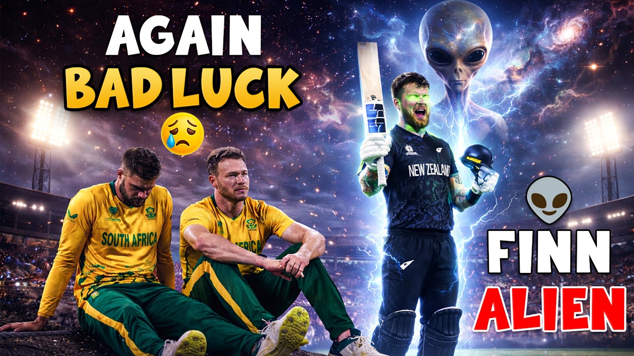 Finn Allen 👽 Cricket 🏏 Record Breaking Century | NZ vs SA Semi Final 🔥| South Africa Again Bad Luck