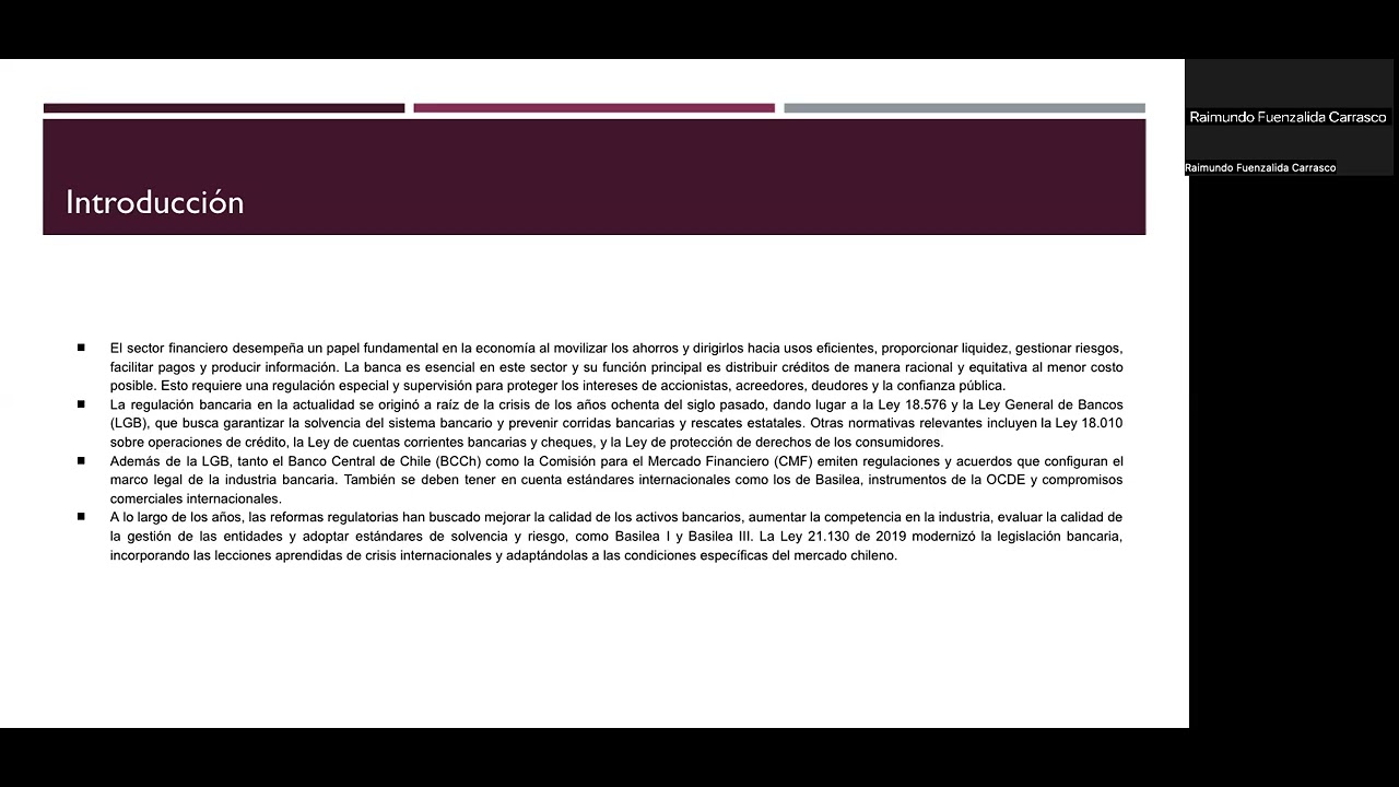 Regulación Derecho Bancario (Parte 01)