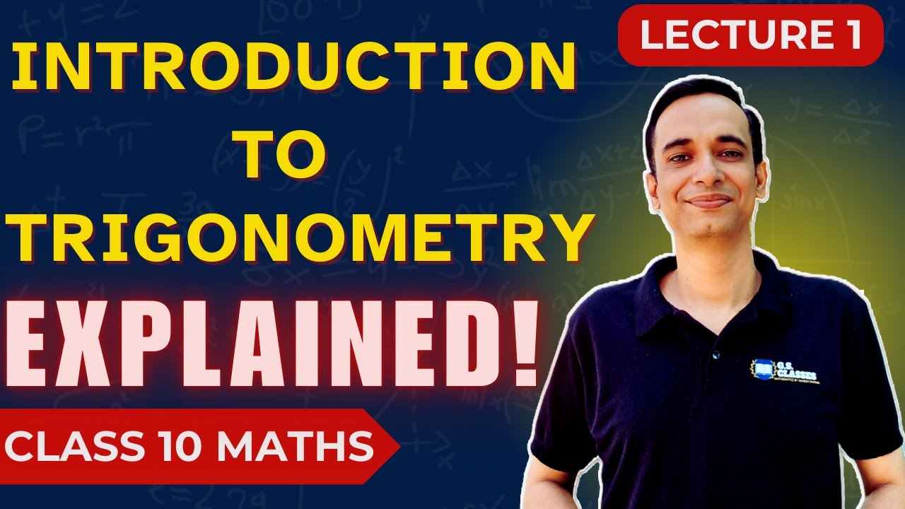 Trigonometric Ratios Explained Clearly with Examples | Class 10 Maths NCERT Chapter 8